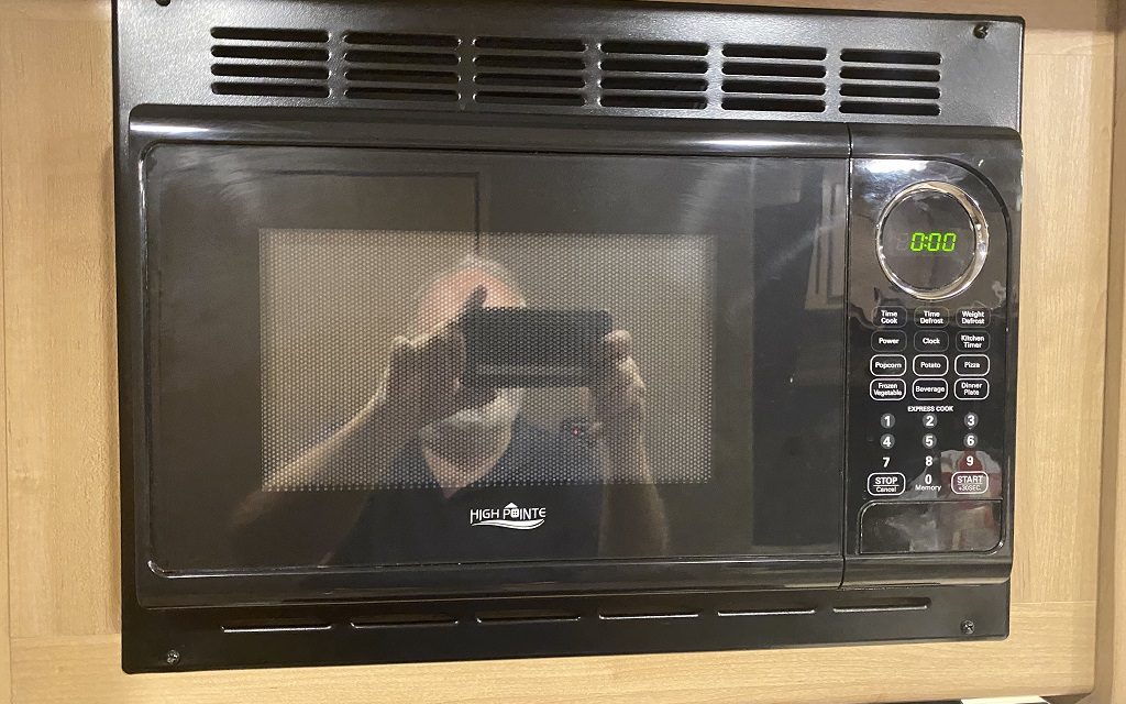 2018 Thor Ace 30.4 Motorhome Galley Microwave